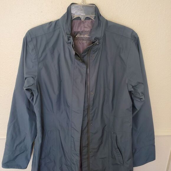 Eddie Bauer Weatheredge Waterproof Full Zip Jacket Only Green Women’s Size M - Picture 2 of 16